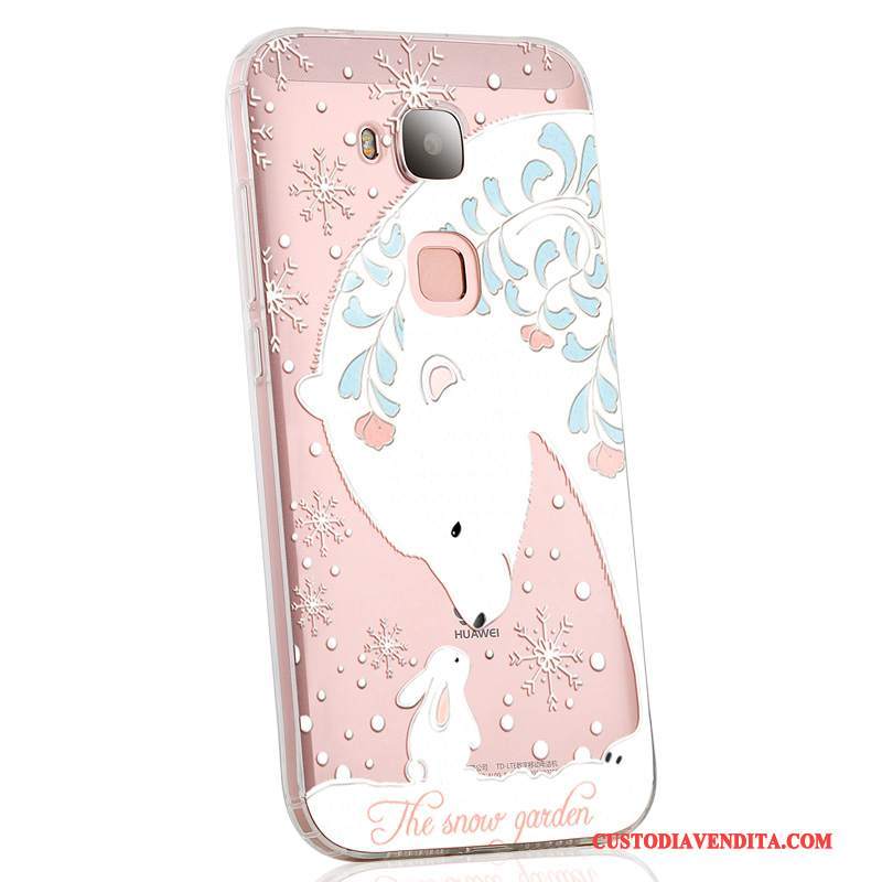 Custodia Huawei G7 Plus Protezione Morbido Di Personalità, Cover Huawei G7 Plus Creativo Telefono Tutto Incluso