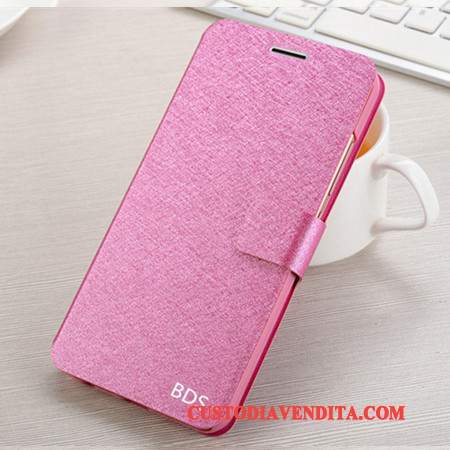 Custodia Huawei G7 Plus Protezione Rosatelefono, Cover Huawei G7 Plus Pelle Anti-caduta