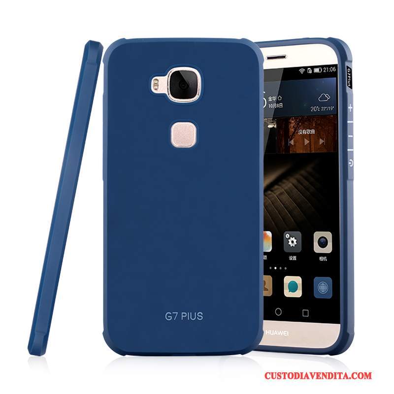 Custodia Huawei G7 Plus Silicone Chiaro Anti-caduta, Cover Huawei G7 Plus Protezione Telefono Grigio