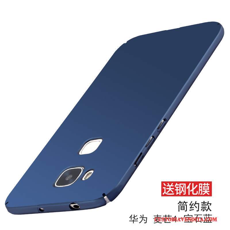 Custodia Huawei G7 Plus Silicone Macchiati Difficile, Cover Huawei G7 Plus Protezione Tutto Incluso Blu