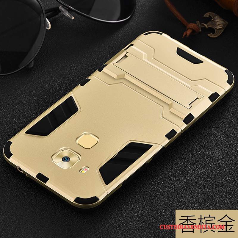 Custodia Huawei G7 Plus Silicone Oro Anti-caduta, Cover Huawei G7 Plus Protezione Telefono Difficile