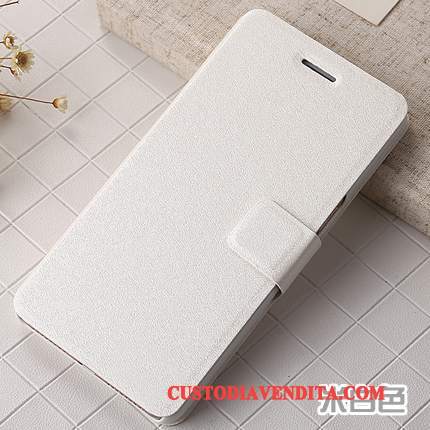 Custodia Huawei G9 Lite Pelle Bianco Gioventù, Cover Huawei G9 Lite Folio Telefono