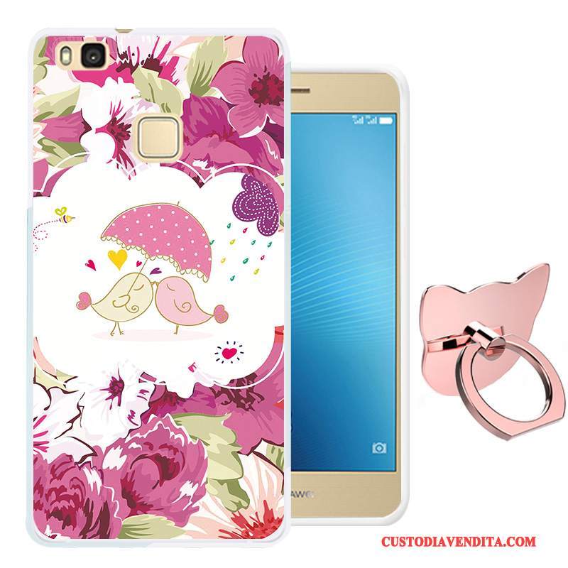 Custodia Huawei G9 Lite Silicone Gioventùtelefono, Cover Huawei G9 Lite Cartone Animato Morbido Rosa