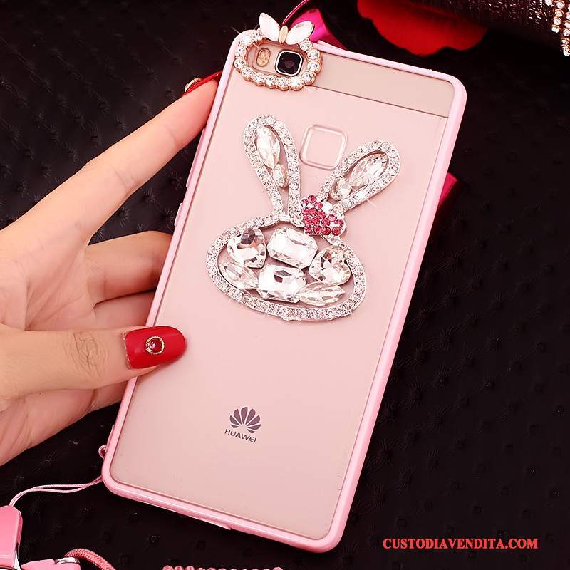 Custodia Huawei G9 Lite Strass Morbido Gioventù, Cover Huawei G9 Lite Protezione Tendenza Collo Appeso