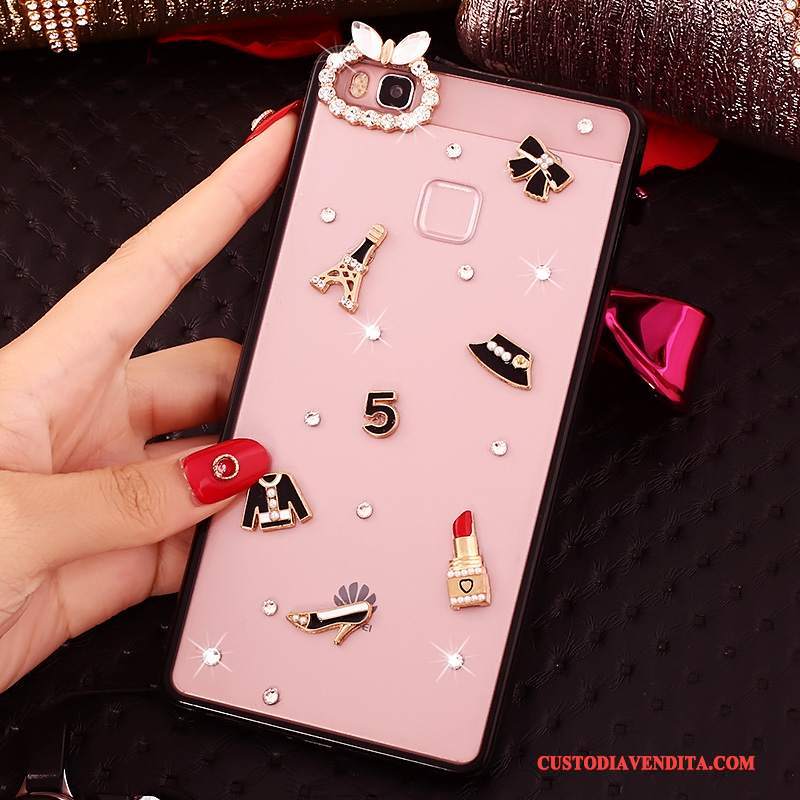 Custodia Huawei G9 Lite Strass Morbido Gioventù, Cover Huawei G9 Lite Protezione Tendenza Collo Appeso