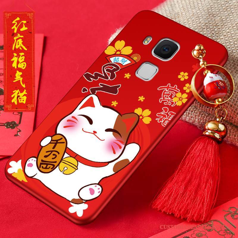 Custodia Huawei G9 Plus Creativo Bello Vento, Cover Huawei G9 Plus Protezione Telefono Rosso