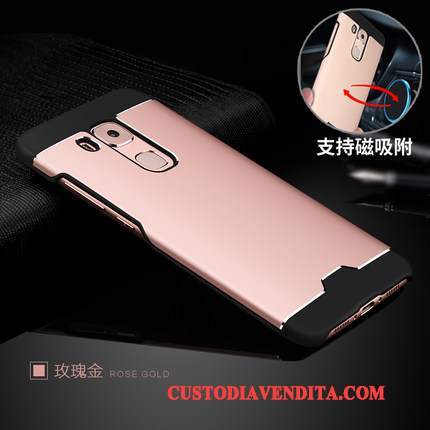 Custodia Huawei G9 Plus Creativo Coperchio Posteriore Metallo, Cover Huawei G9 Plus Protezione Magnetico Radiante