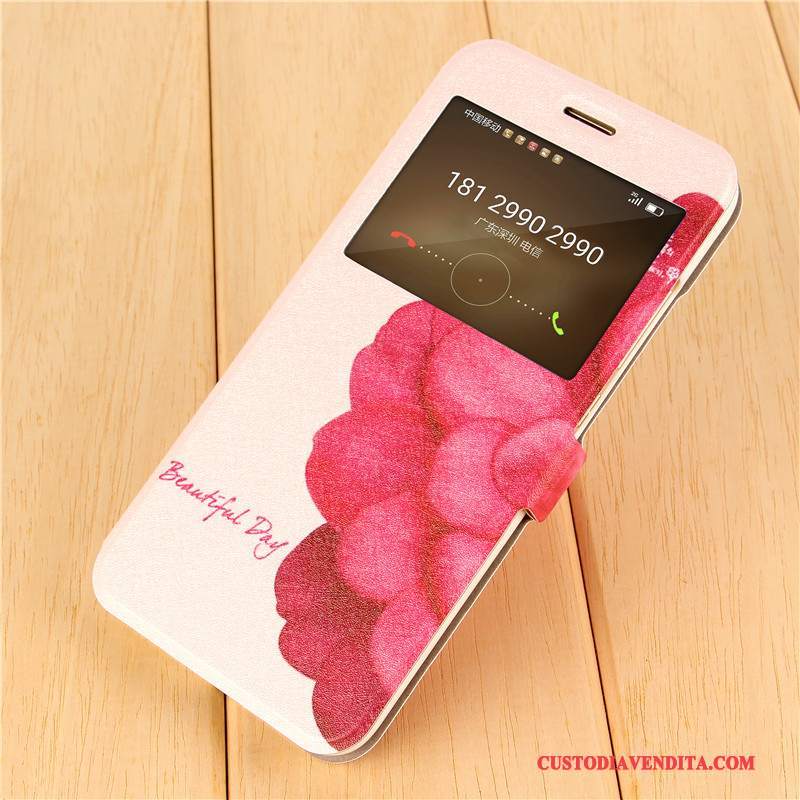 Custodia Huawei G9 Plus Creativo Porpora Anti-caduta, Cover Huawei G9 Plus Pelle Telefono Bello