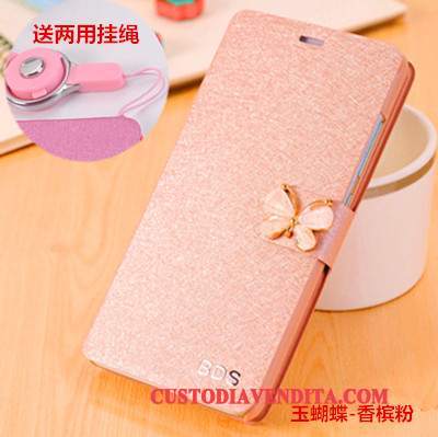 Custodia Huawei G9 Plus Folio Rossotelefono, Cover Huawei G9 Plus Pelle Tendenza Anti-caduta