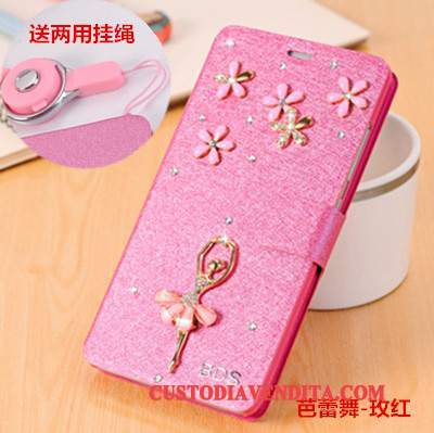 Custodia Huawei G9 Plus Folio Rossotelefono, Cover Huawei G9 Plus Pelle Tendenza Anti-caduta