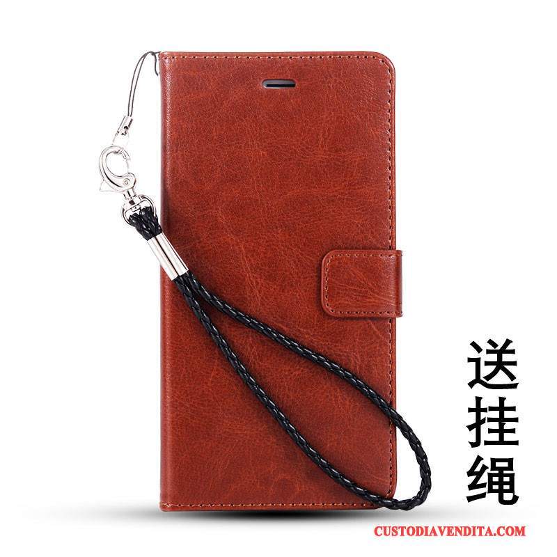 Custodia Huawei G9 Plus Pelle Ornamenti Appesi Anti-caduta, Cover Huawei G9 Plus Folio Telefono