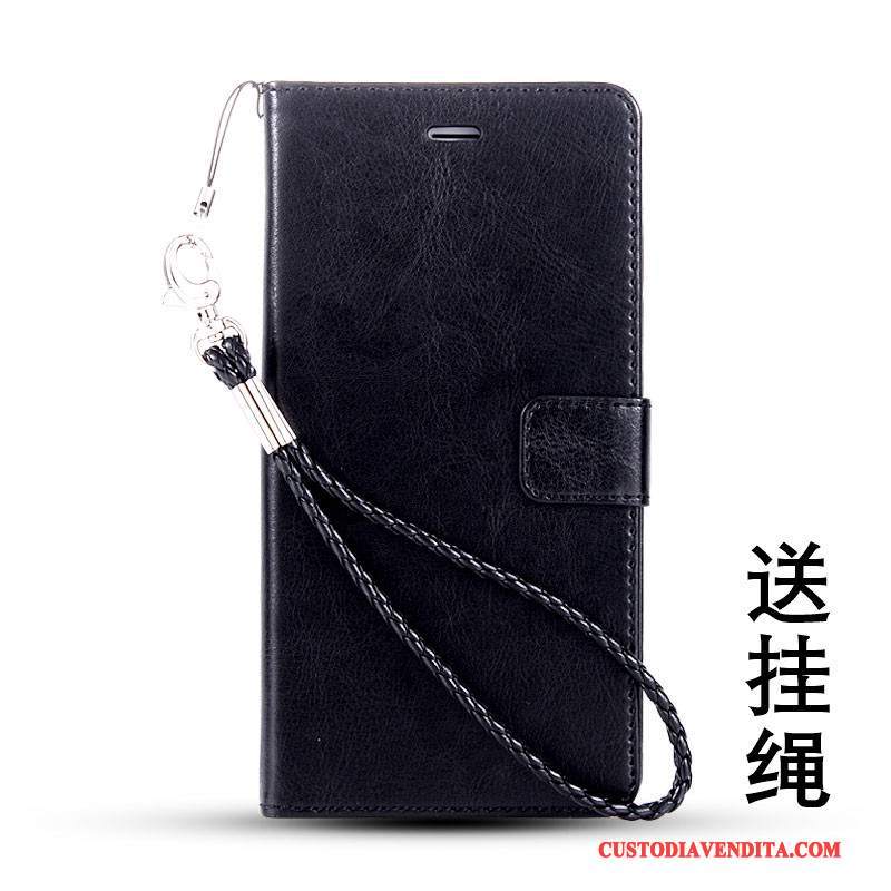 Custodia Huawei G9 Plus Pelle Ornamenti Appesi Anti-caduta, Cover Huawei G9 Plus Folio Telefono