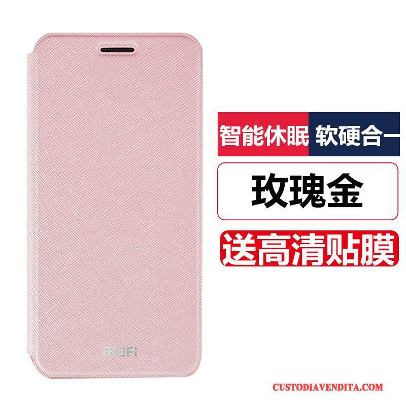 Custodia Huawei G9 Plus Pelle Ornamenti Appesi Oro, Cover Huawei G9 Plus Silicone Anti-cadutatelefono