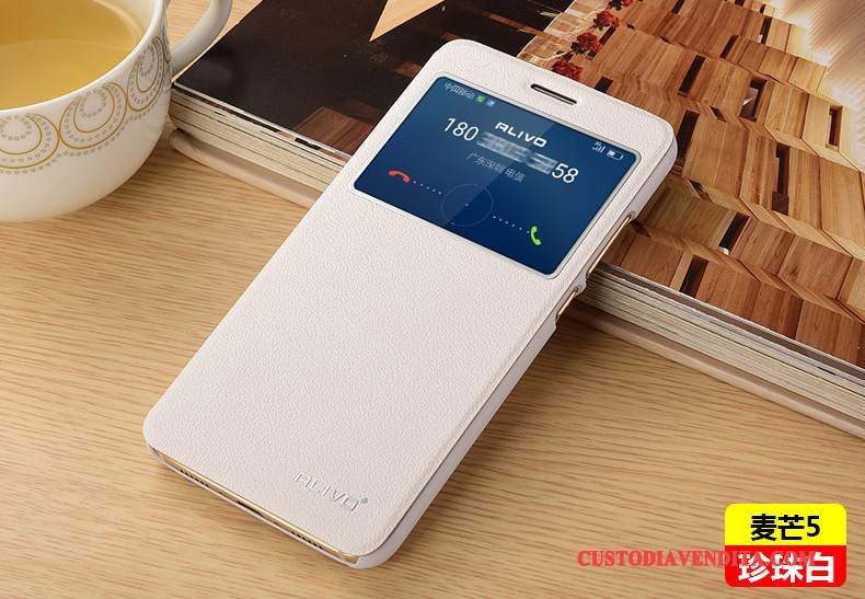 Custodia Huawei G9 Plus Pelle Tendenza Macchiati, Cover Huawei G9 Plus Protezione Tutto Incluso Anti-caduta