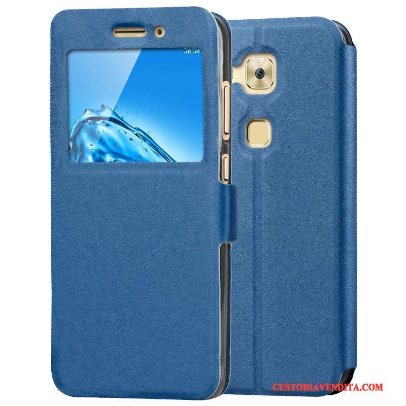 Custodia Huawei G9 Plus Pelle Verdetelefono, Cover Huawei G9 Plus Protezione Anti-caduta