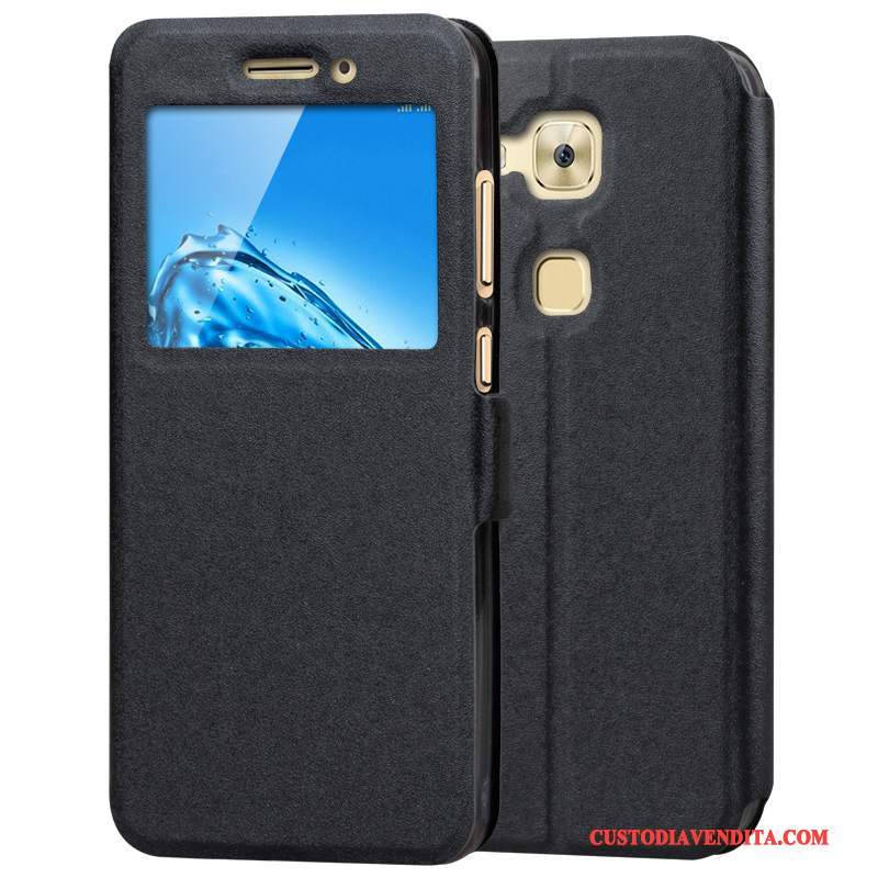 Custodia Huawei G9 Plus Pelle Verdetelefono, Cover Huawei G9 Plus Protezione Anti-caduta