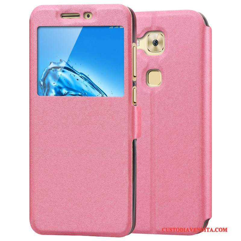 Custodia Huawei G9 Plus Pelle Verdetelefono, Cover Huawei G9 Plus Protezione Anti-caduta