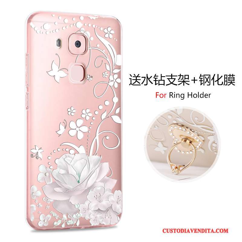 Custodia Huawei G9 Plus Protezione Anti-cadutatelefono, Cover Huawei G9 Plus Cartone Animato Morbido Oro