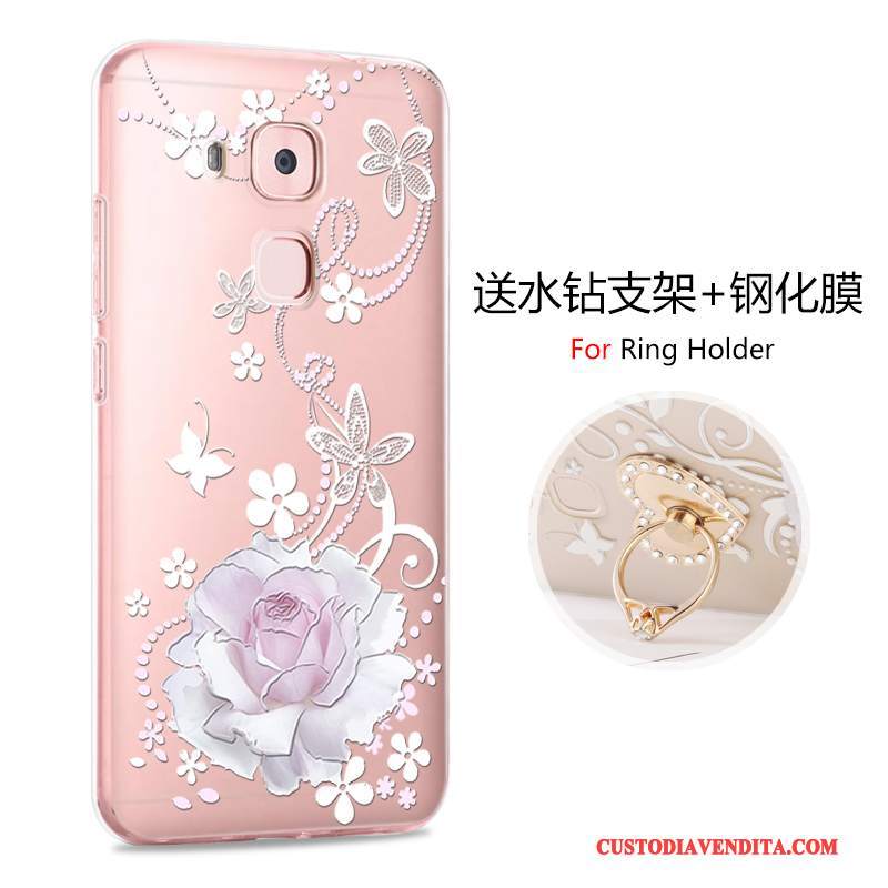 Custodia Huawei G9 Plus Protezione Anti-cadutatelefono, Cover Huawei G9 Plus Cartone Animato Morbido Oro