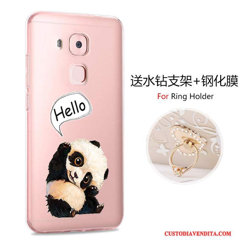 Custodia Huawei G9 Plus Protezione Anti-cadutatelefono, Cover Huawei G9 Plus Cartone Animato Morbido Oro