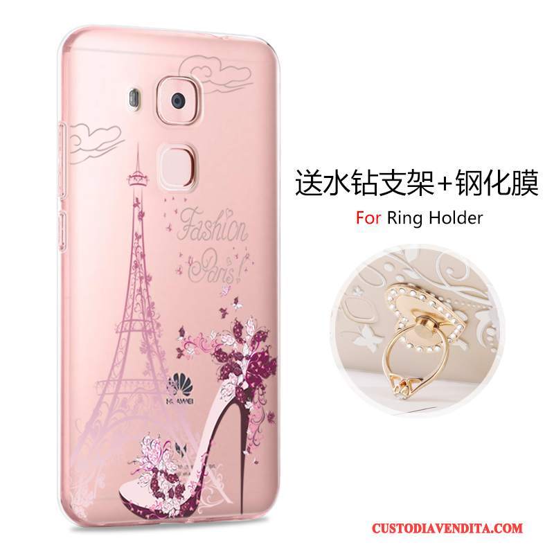 Custodia Huawei G9 Plus Protezione Anti-cadutatelefono, Cover Huawei G9 Plus Cartone Animato Morbido Oro