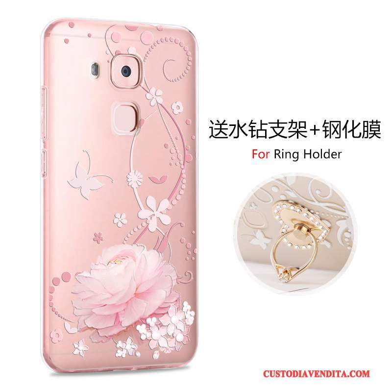 Custodia Huawei G9 Plus Protezione Anti-cadutatelefono, Cover Huawei G9 Plus Cartone Animato Morbido Oro