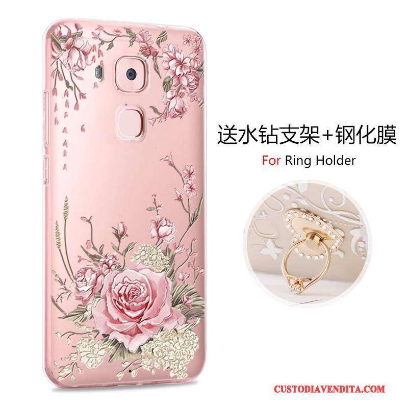 Custodia Huawei G9 Plus Protezione Anti-cadutatelefono, Cover Huawei G9 Plus Cartone Animato Morbido Oro