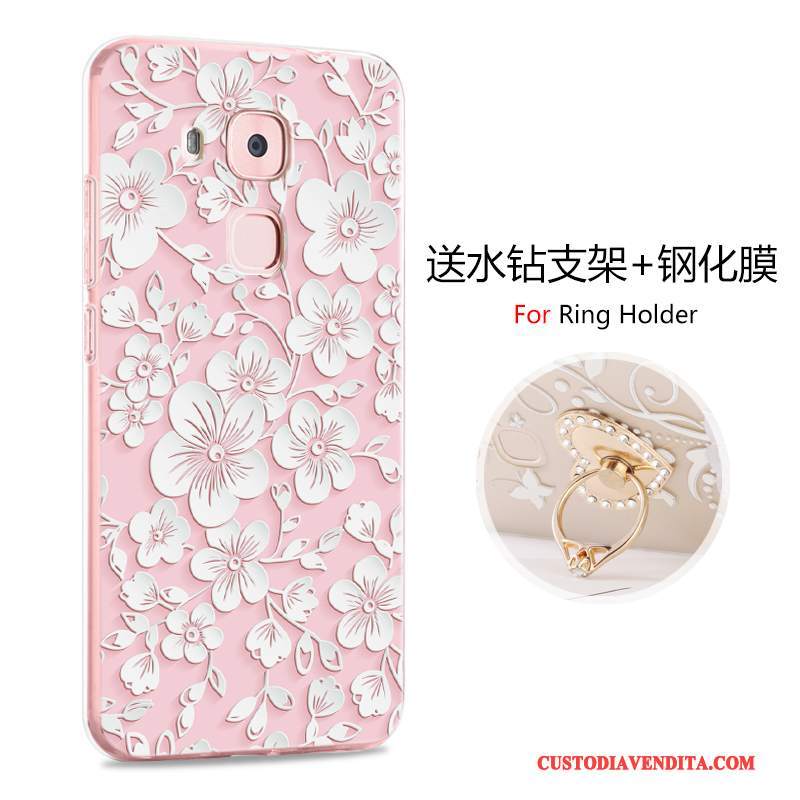 Custodia Huawei G9 Plus Protezione Anti-cadutatelefono, Cover Huawei G9 Plus Cartone Animato Morbido Oro