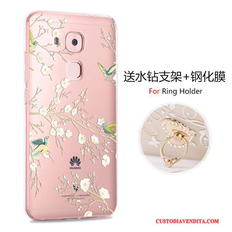 Custodia Huawei G9 Plus Protezione Anti-cadutatelefono, Cover Huawei G9 Plus Cartone Animato Morbido Oro