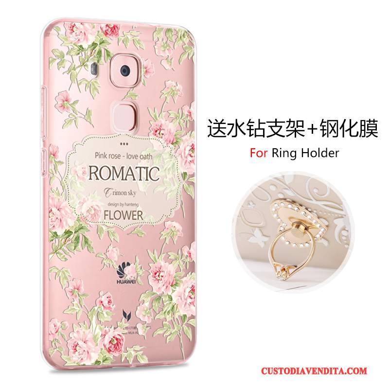 Custodia Huawei G9 Plus Protezione Anti-cadutatelefono, Cover Huawei G9 Plus Cartone Animato Morbido Oro