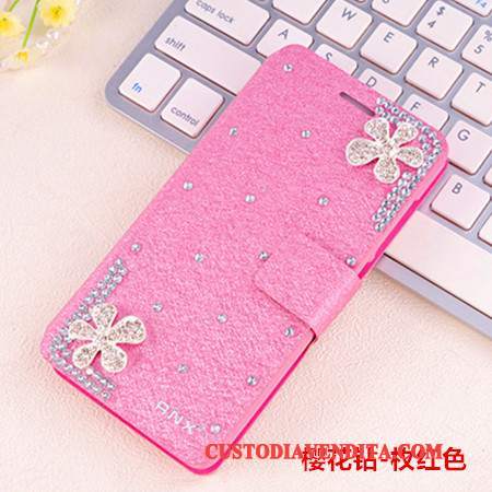 Custodia Huawei G9 Plus Protezione Telefono Tendenza, Cover Huawei G9 Plus Strass Blu Chiaro Anti-caduta