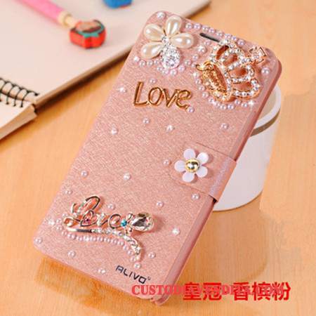 Custodia Huawei G9 Plus Protezione Telefono Tendenza, Cover Huawei G9 Plus Strass Blu Chiaro Anti-caduta