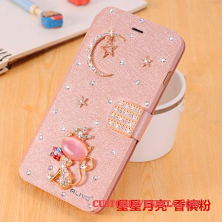 Custodia Huawei G9 Plus Protezione Telefono Tendenza, Cover Huawei G9 Plus Strass Blu Chiaro Anti-caduta