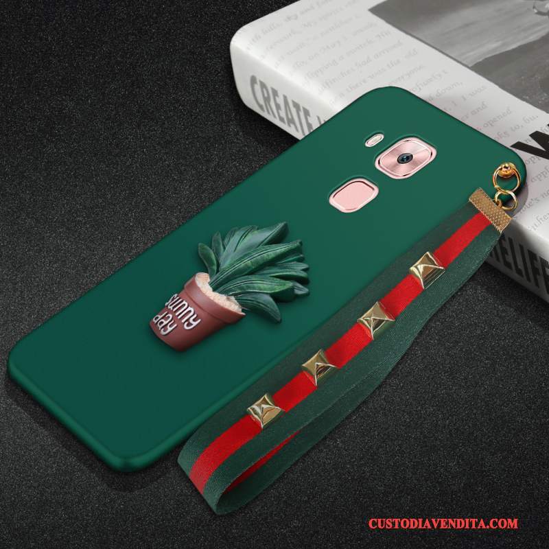 Custodia Huawei G9 Plus Protezione Verde Scurotelefono, Cover Huawei G9 Plus Creativo Tendenza Tutto Incluso