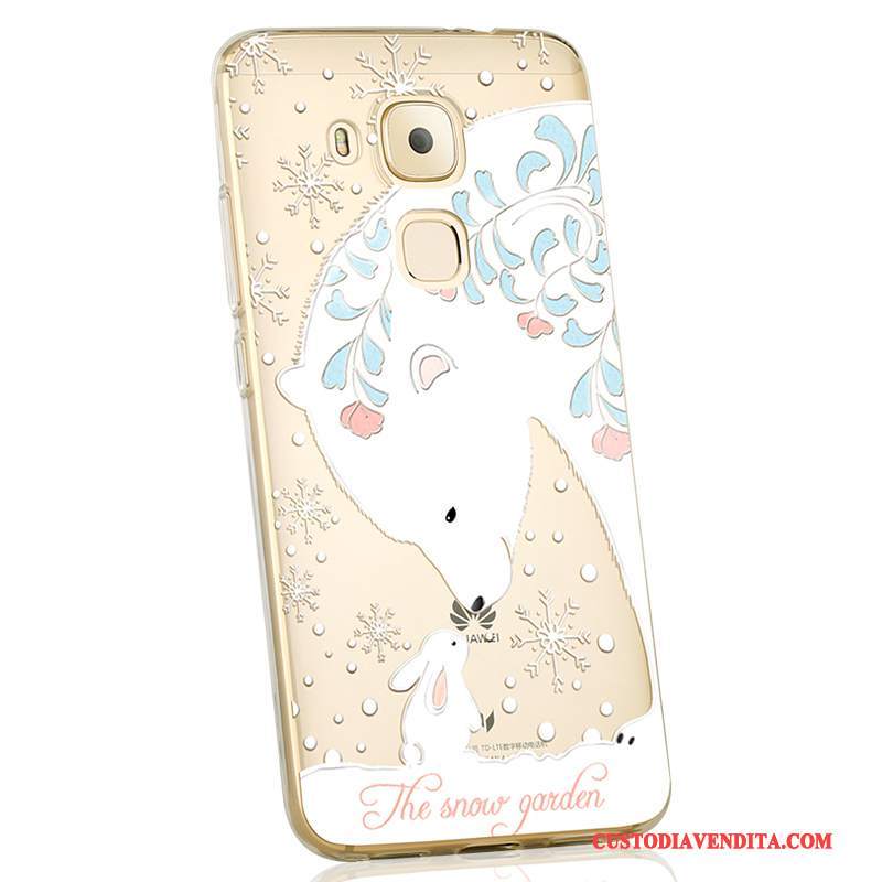 Custodia Huawei G9 Plus Silicone Telefono Tutto Incluso, Cover Huawei G9 Plus Cartone Animato Bello Morbido