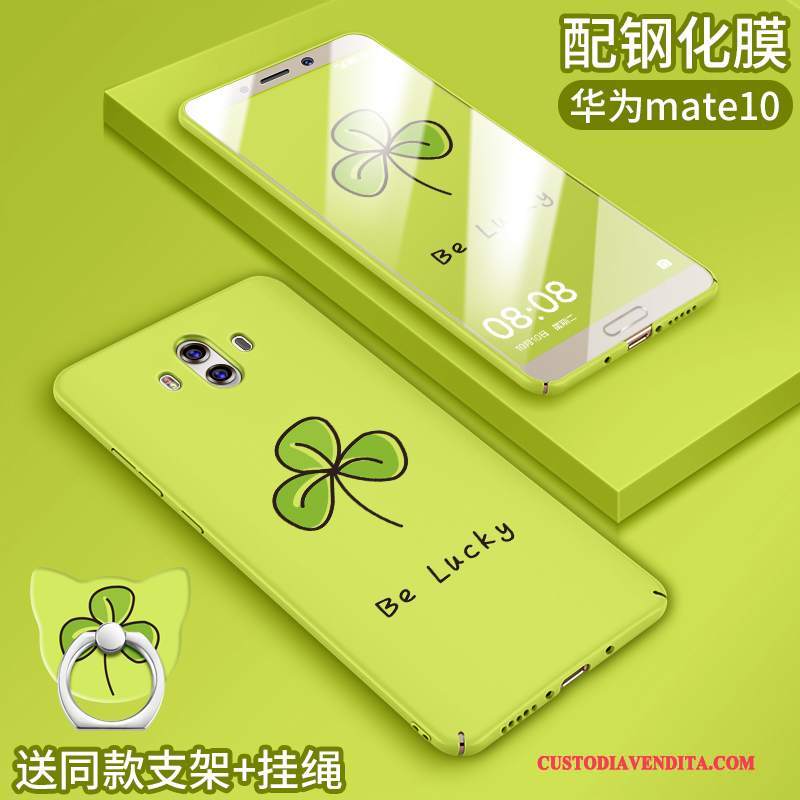 Custodia Huawei Mate 10 Cartone Animato Di Personalità Anti-caduta, Cover Huawei Mate 10 Creativo Bello Verde