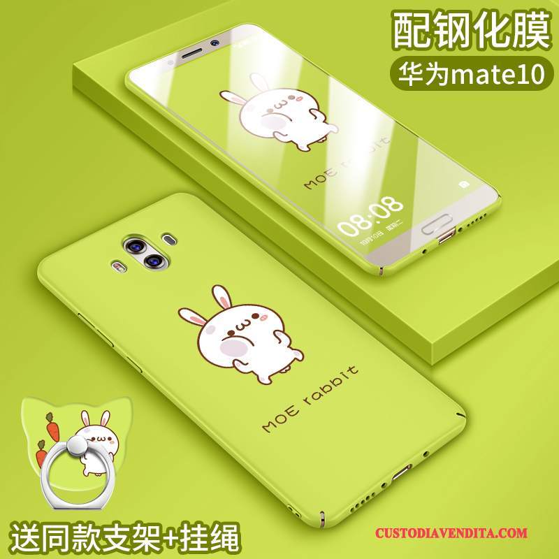 Custodia Huawei Mate 10 Cartone Animato Di Personalità Anti-caduta, Cover Huawei Mate 10 Creativo Bello Verde