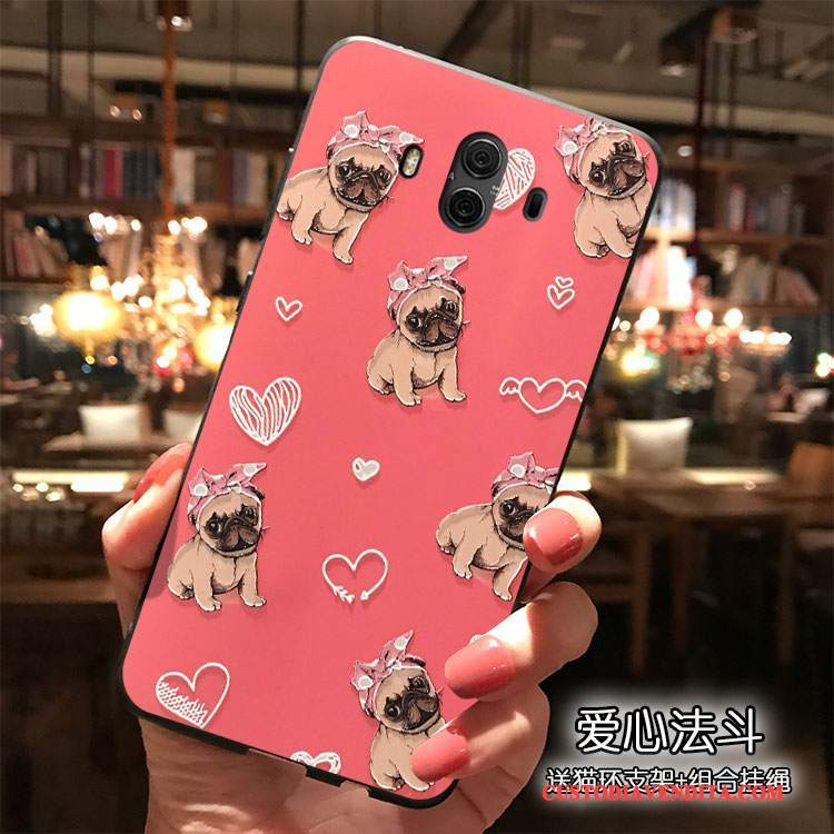 Custodia Huawei Mate 10 Cartone Animato Di Personalità Ornamenti Appesi, Cover Huawei Mate 10 Silicone Bellotelefono