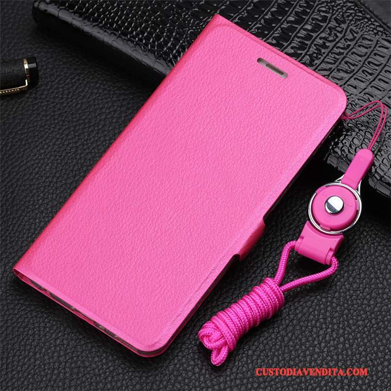 Custodia Huawei Mate 10 Cartone Animato Telefono Ornamenti Appesi, Cover Huawei Mate 10 Pelle Morbido Rosa