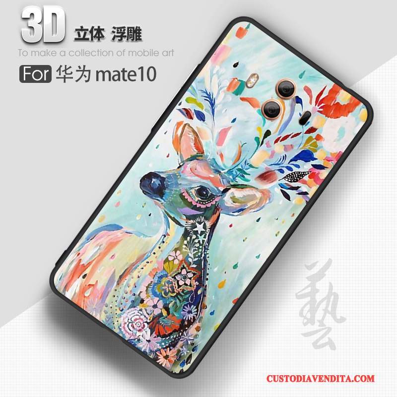 Custodia Huawei Mate 10 Colore Telefono Morbido, Cover Huawei Mate 10 Creativo Marchio Di Tendenza Di Personalità