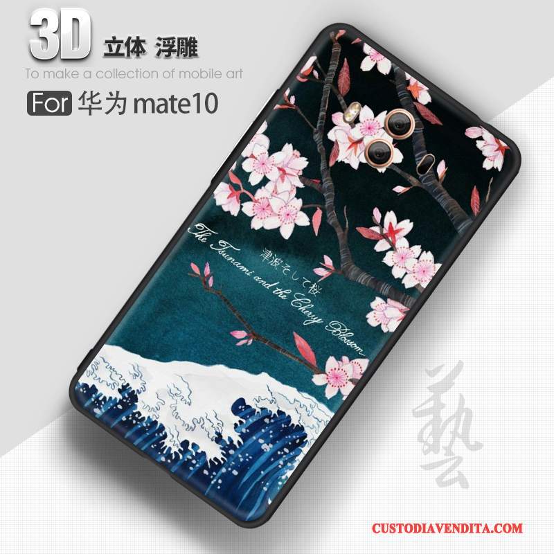 Custodia Huawei Mate 10 Colore Telefono Morbido, Cover Huawei Mate 10 Creativo Marchio Di Tendenza Di Personalità