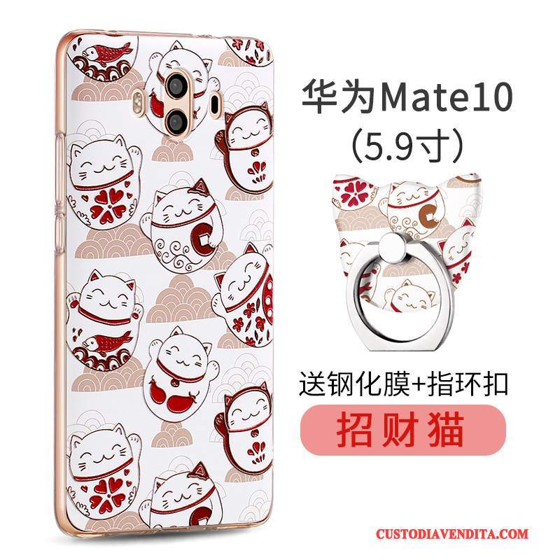 Custodia Huawei Mate 10 Creativo Di Personalitàtelefono, Cover Huawei Mate 10 Silicone Anti-caduta Rosa