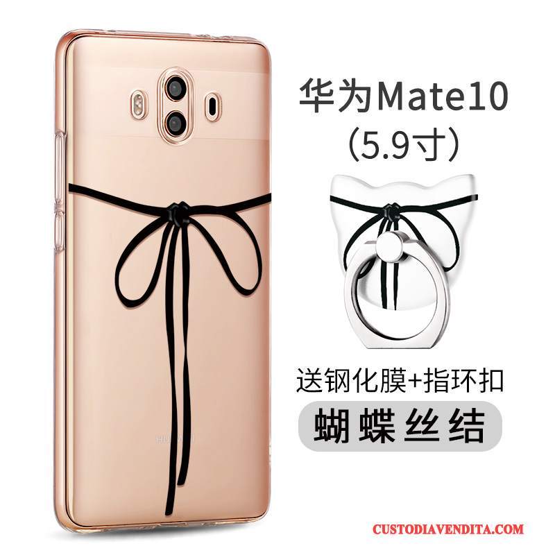 Custodia Huawei Mate 10 Creativo Di Personalitàtelefono, Cover Huawei Mate 10 Silicone Anti-caduta Rosa