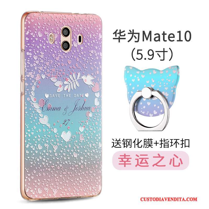 Custodia Huawei Mate 10 Creativo Di Personalitàtelefono, Cover Huawei Mate 10 Silicone Anti-caduta Rosa