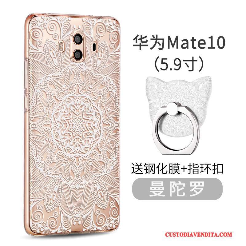 Custodia Huawei Mate 10 Creativo Di Personalitàtelefono, Cover Huawei Mate 10 Silicone Anti-caduta Rosa