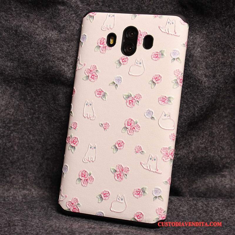 Custodia Huawei Mate 10 Creativo Rosa Di Personalità, Cover Huawei Mate 10 Protezione Tutto Inclusotelefono