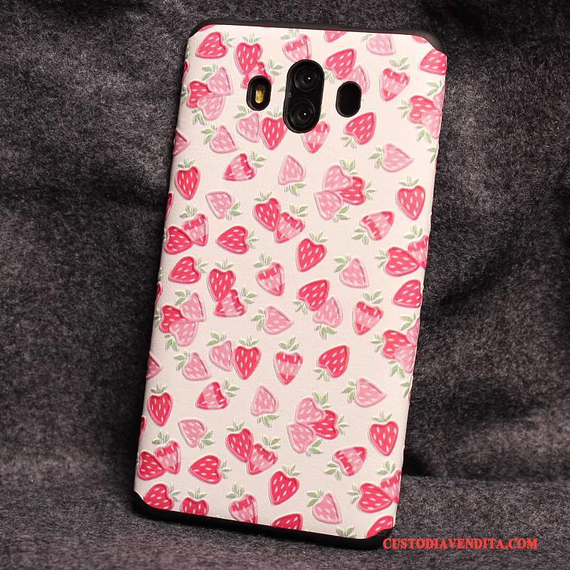 Custodia Huawei Mate 10 Creativo Rosa Di Personalità, Cover Huawei Mate 10 Protezione Tutto Inclusotelefono