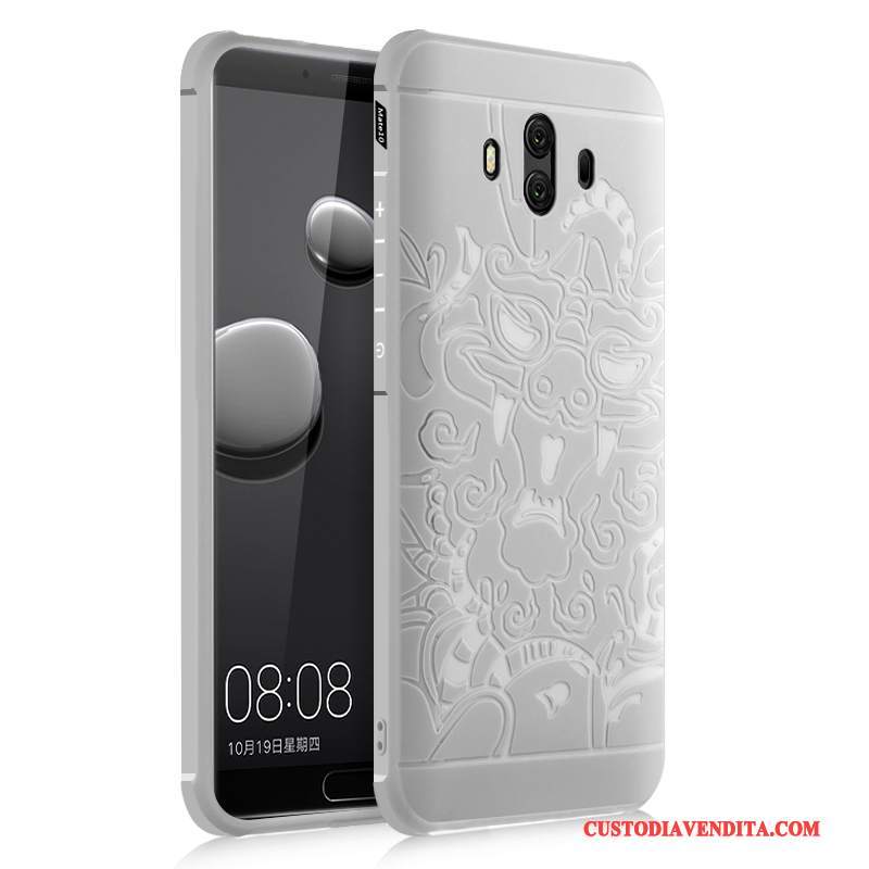 Custodia Huawei Mate 10 Creativo Tendenza Anti-caduta, Cover Huawei Mate 10 Protezione Nero Macchiati