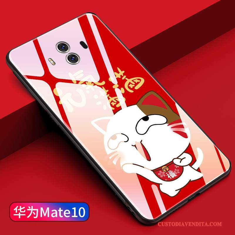 Custodia Huawei Mate 10 Creativo Vetro Specchio, Cover Huawei Mate 10 Rosatelefono