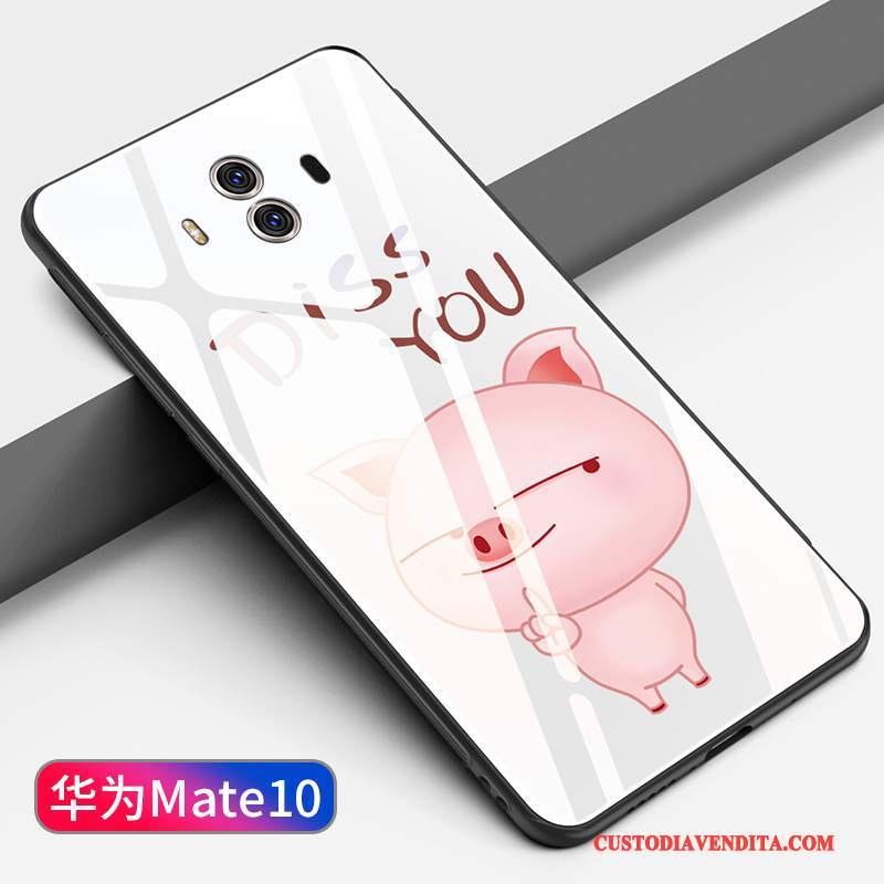 Custodia Huawei Mate 10 Creativo Vetro Specchio, Cover Huawei Mate 10 Rosatelefono